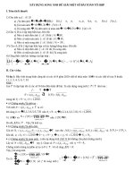 XÂY DỰNG SONG ÁNH để GIẢI một số BÀI TOÁN tổ hợp 