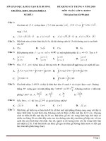 4 đề thi thử THPTQG môn toán năm 2018 trường THPT thanh miện 2 có đáp án 