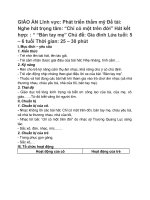 GIÁO án lĩnh vực nghe hát trọng tâm cho trẻ 5 6 tuổi