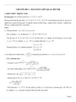 Tài liệu bồi dưỡng học sinh giỏi   chuyên đề 3   bài toán liên quan đồ thị   lê hoành phò   file word 