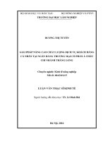 Giải pháp nâng cao chất lượng dịch vụ khách hàng cá nhân tại ngân hàng thương mại cổ phần á châu chi nhánh thăng long 