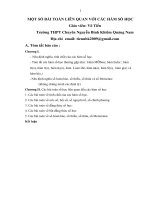 SH tien v bai toan lien quan voi cac ham so hoc 