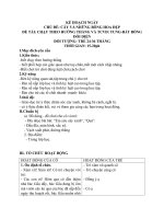 GIÁO án THỂ CHẤT cho trẻ mầm non