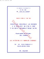 Nâng cao sự hài lòng của bệnh nhân sử dụng dịch vụ điều trị nội trú tại bệnh viện đa khoa tỉnh quảng trị 