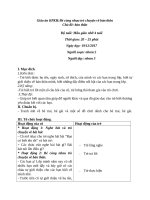 Giáo án khám phá kho học trẻ 4 tuổi