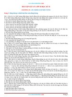 Bài tập vật lý lớp 10 học kỳ II