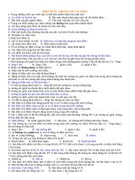 160 câu hỏi trắc nghiệm vật lý lớp 11 ôn tập học kỳ I