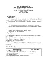 giáo án Khám phá xã hội cho trẻ mầm non