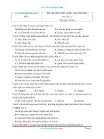 6 Đề Thi Thử THPT Quốc Gia Môn Địa Lý Có Đáp Án Và Lời Giải