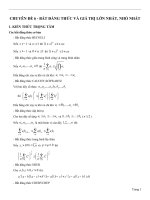 Tài liệu bồi dưỡng học sinh giỏi   chuyên đề 6   bất đẳng thức và giá trị lớn nhất  nhỏ nhất   lê hoành phò   file word 