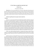 TỪ NGỮ TIẾNG ANH TRÊN báo CHÍ TIẾNG VIỆT (tt) 