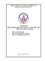 skkn một số BIỆN PHÁP GIÚP TRẺ 5 – 6 TUỔI học tốt môn GIÁO dục âm NHẠC 