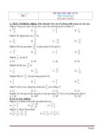 14 đề thi học kỳ 2 môn toán lớp 6 có đáp án 