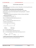 Tổng Ôn Tập Các Chuyên Đề Vật Lý Lớp 10 Học Kỳ I