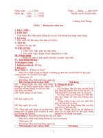 giao an lop 6 nam học ki I