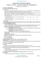 Tài liệu ôn tập lý thuyết sinh học lớp 12