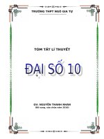 TOM TAT KIEN THUC đs 10 a5   NGUYỄN THANH NHÀN 
