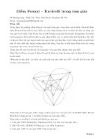 HH long DQ diem fermat torricelli trong tam giac 