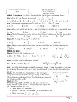 15 đề thi học kỳ 2 toán lớp 8 có đáp án và lời giải 