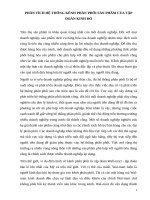 phân tích hệ thống kênh phân phối sản phẩm của tập đoàn kinh đô