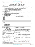 Giáo Án Môn Sinh Học Lớp 10 Cả Năm