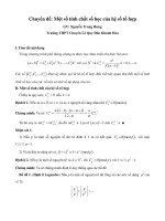 SH hung NT mot so tinh chat so hoc cua he so to hop 