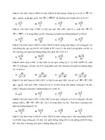 13 cau trac nghiem khoang cach giua hai duong thang de 2 co loi giai 