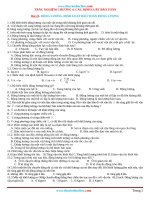 Bài tập trắc nghiệm các định luật bảo toàn vật lý 10