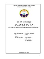 dự án kinh doanh cửa hàng Giày Xinh