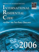International Residential Code 2006  Softcover Version (International Residential Code) Intern