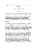 Numerical Methods in Soil Mechanics BEM FEM soil structure