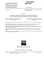Eurocode 8 Design of aluminium structures Part 1 - prEN 1998-1 (12-2003)
