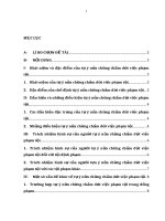 tiểu luận về Trường hợp tự ý nửa chừng chấm dứt việc phạm tội