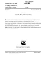 Design of masonry structures Eurocode 0  prEN 1990 (ENG)