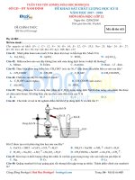 Đề kiểm tra chất lượng học kỳ II - Sở GD - ĐT tỉnh Nam Định năm 2017 - 2018