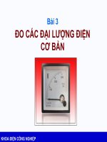 Bai 3  Do cac dai luong dien co ban 