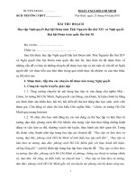 BÀI THU HOẠCH Học tập Nghị quyết Đại hội Đoàn tỉnh Thái Nguyên lần thứ XIV và Nghị quyết Đại hội Đoàn toàn quốc lần thứ XI