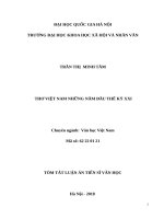 Thơ việt nam những năm đầu thế kỷ XXI (tt)