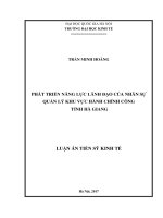 Quản lý vốn tại công ty cổ phần HTG 