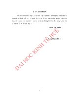 Hoàn thiện công tác quản trị nhân lực tại khách sạn Duy Tân, tỉnh Thừa Thiên Huế