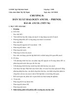 Giáo án bài ancol tiết 2 