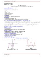 Giáo án soạn theo Mẫu Mới ôn tập cuối năm Toán 12 Giải tích