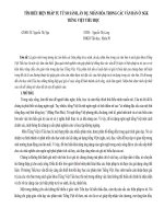 TÌM HIỂU BIỆN PHÁP TU từ SO SÁNH, ẩn DỤ, NHÂN HÓA TRONG CÁC văn BẢN ở SGK TIẾNG VIỆT TIỂU HỌC