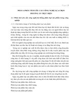 PHÂN TÍCH CHỌN PLC, đặt địa CHỈ, THIẾT kế sơ đồ NGUYÊN lý 