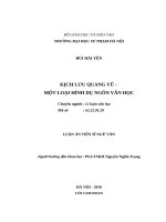 Kịch Lưu Quang Vũ – một loại hình dụ ngôn văn học