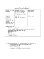 Bài tập tổ chức định mức về bấm giờ thực tế bước công việc