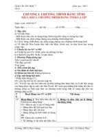 GIAO AN TIN HOC 7 KI 1 THEO SGK MOI