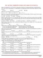 Bài tập ôn tập học kì 2 môn hóa lớp 12 có đáp án