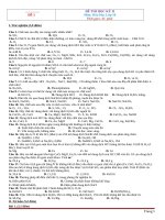 Tổng hợp 10 đề thi hóa 10 học kỳ 2 có đáp án