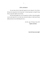 Chuyển dịch cơ cấu ngành kinh tế trên địa bàn quận hà đông, thành phố hà nội